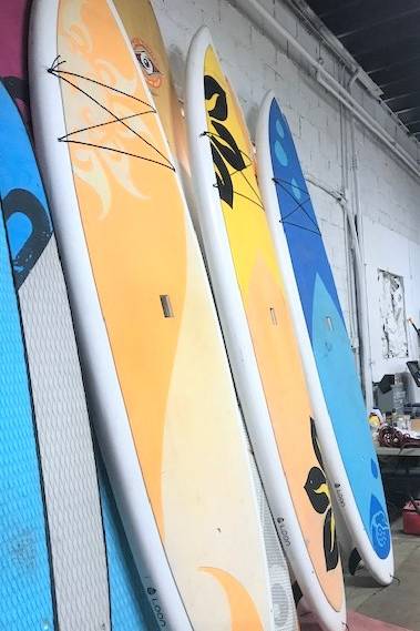 uli inflatable surfboard