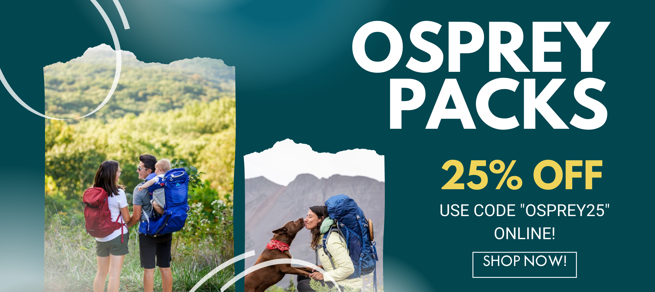 Osprey Packs 25% Off!