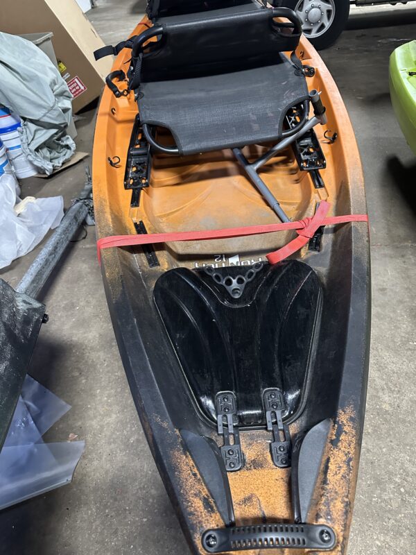 NuCanoe Frontier 12 in Hazard-USED 2019 model with Trailer and kayak motor - Image 7